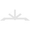 Ekena Millwork Vanguard Architectural Grade PVC Gable Bracket, 108"W x 40 1/2"H x 2"D x 6"F, 9/12 Pitch GBP108X41X0206VAN00 - alternate 3
